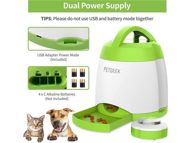 Pet Supplies : PETGEEK Automatic Dog Toy Electronic Puzzle Toy 