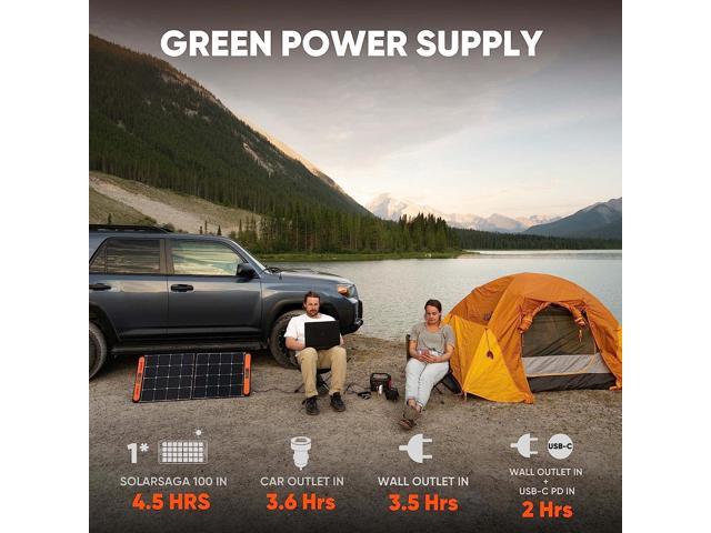  Jackery Portable Power Station Explorer 240, 240Wh Backup  Lithium Battery, 110V/200W Pure Sine Wave AC Outlet, Solar Generator for  Outdoors Camping Travel Hunting Emergency (Solar Panel Optional) : Patio,  Lawn
