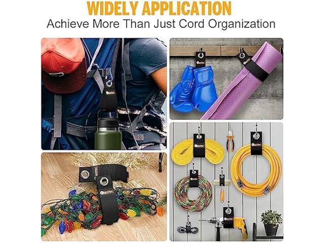 Stocking Stuffers for Men Storage Straps - Extension Cord Organizer Holder  Gadgets for Men Cable Wrap Keeper Garage Wall Organization Cable Straps  Tools for Men Gifts for Men Who Have Everything 