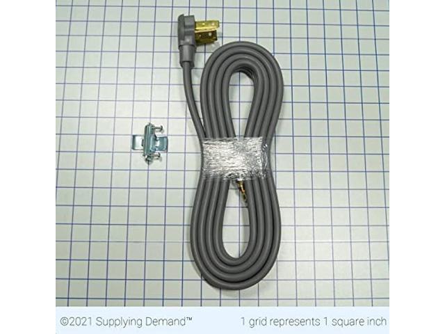 Supplying Demand 10 Foot Range Electrical Power Cord 3 Prong Wire 50 Amp 250 Volt