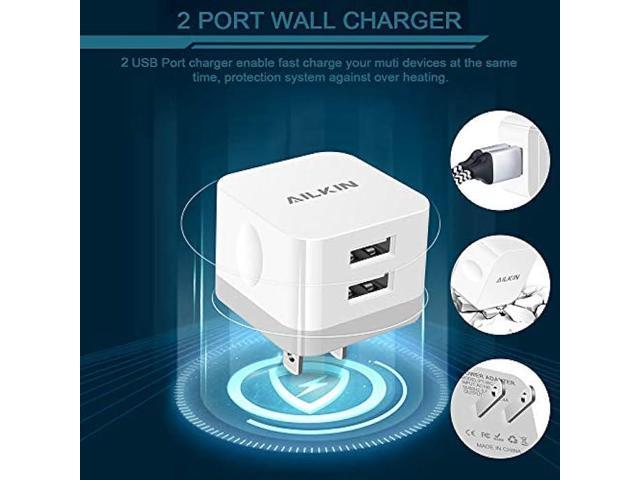  5V 2A Type C AC Charger Replacement for Samsung Galaxy A01 A03S  A02S A11 A21 A51 SM-A015V SM-A015A SM-S134 SM-A025 SM-A037 Phone Power  Supply Adapter Cord : Cell Phones & Accessories