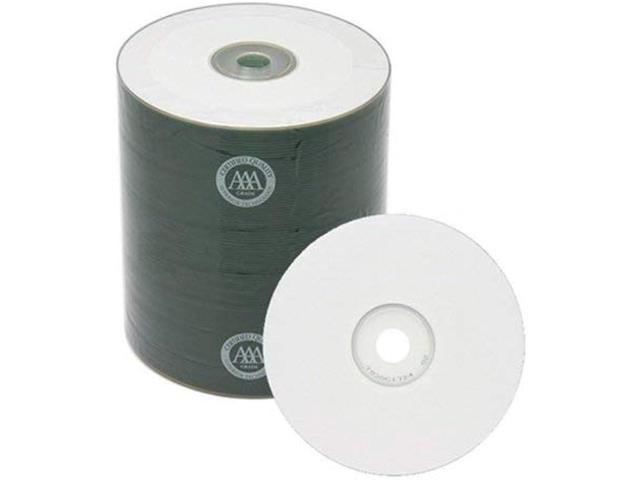 100 Pack Ridata Black CD-R 48X 700MB 80Min Digital Vinyl Surface Black  Bottom Blank Media Recordable Disc