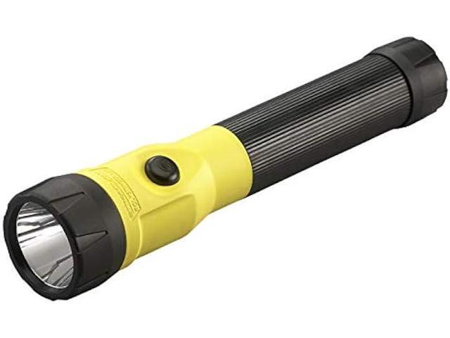 Streamlight 76162 PolyStinger LED 485-Lumen Rechargeable Flashlight with  12-Volt DC Smart Charger, Yellow