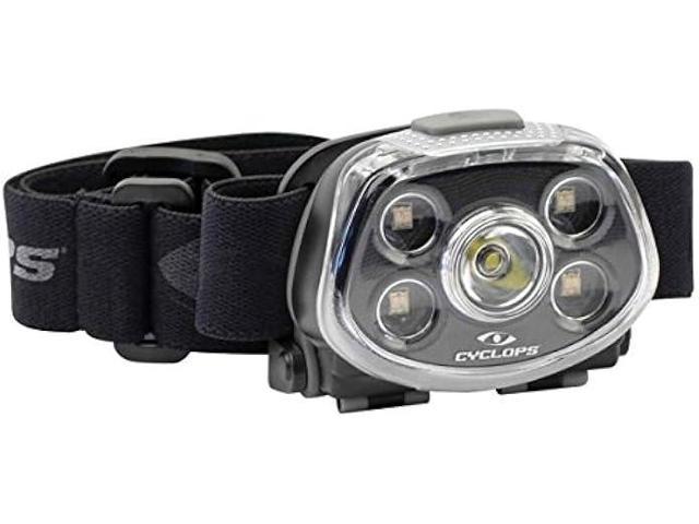 Cyclops Force XP Headlamp Tactical Durable Lightweight Compact IPX6 Water  Resistant Adjustable Headband Light Modes Bright Color LEDs 350 Lumen  Head Flashlight AAA Batteries Included