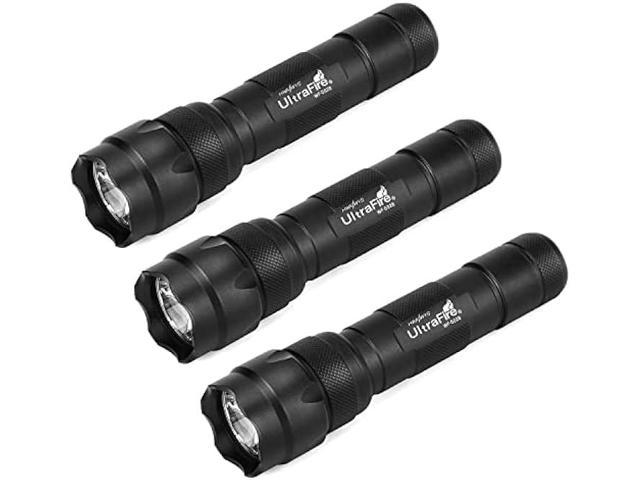 LETMY LED Tactical Flashlight S2000 PRO 2Pcs Ultra Bright LED Flashlights High Lumens Zoomable, Modes Flashlights, Water Resistant Flash Light f - 6