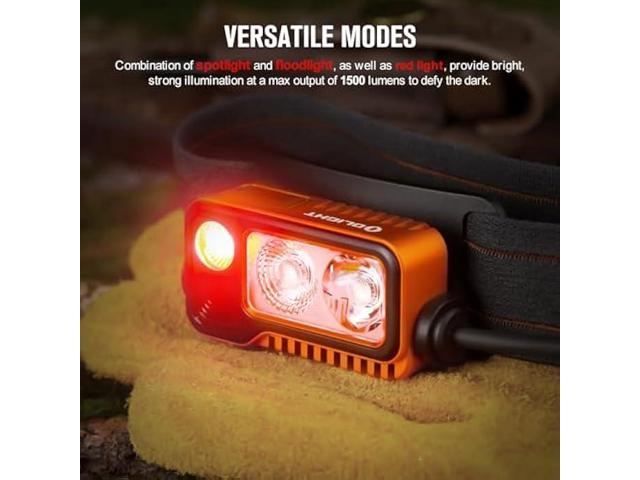 OLIGHT Array 2 Pro 1500 Lumens Headlamp with Red Light Option