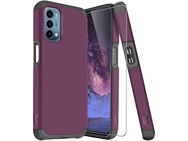 SUPBEC Galaxy S21 Case, Carbon Fiber Shockproof Protective Cover with  Screen Protector [x2] [Military Grade Protection] [Scratch Resistant 