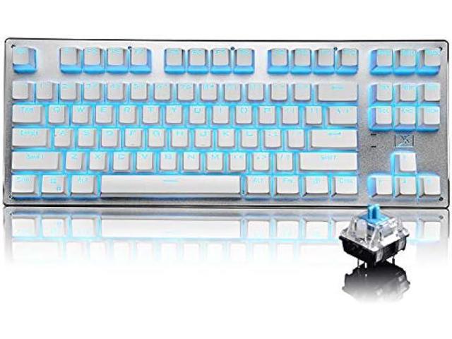 Ajazz AK33 Gaming Mechanical Keyboard - 82 Keys, White, Blue Switch - Buy,  Rent, Pay in Installments