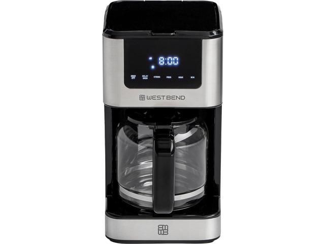 Megalesius Programmable Coffee Maker, 12 Cup Coffee Maker With Auto Shut  Off, Drip Coffee Maker With 4-Hour Keep Warm, Glass Carafe, Reusable  Filter