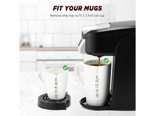 1pc Chulux Plug-in 12oz Single Cup Coffee Maker, Compact Size Fits