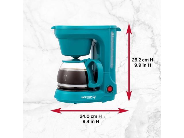 Holstein Housewares 5 Cup Coffee Maker Teal