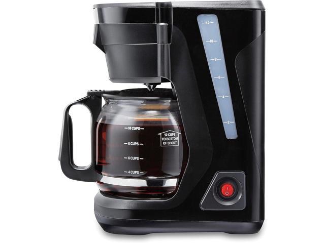 Elite Gourmet EHC9420 Automatic Brew & Drip Coffee Maker with Pause N Serve  Reusable Filter, On/Off Switch, Water Level Indicator, Stainless Steel