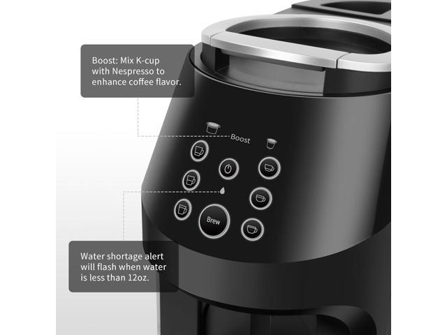 3-in-1 Coffee Maker for Nespresso, K-Cup Pod and Ground Coffee
