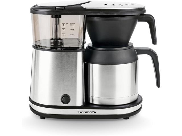 Bonavita 5 Cup Drip Coffee Maker Machine, One-Touch Pour Over Brewing w ...