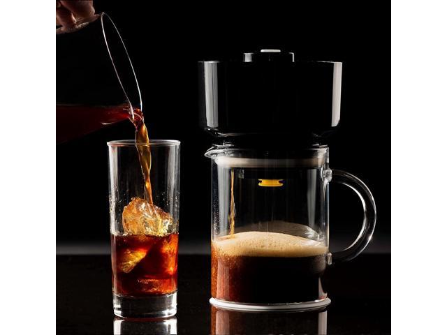 The VacOne Portable Coffee Maker Is on