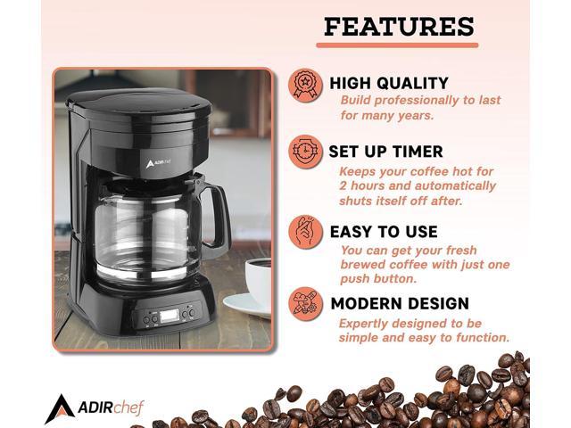 adirchef 12 cup coffee maker