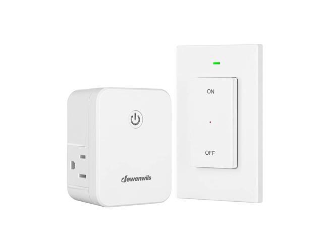 DEWENWILS Remote Control Outlet, Wireless Light Switch with 2 Side