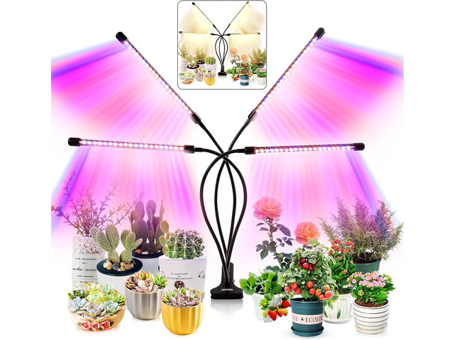 Grow Light for Indoor Plants - Upgraded Version 80 LED Lamps with Full ...