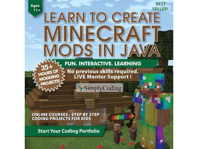  Coding for Kids: Learn to Code Minecraft Mods in Java - Video  Game Design Coding - Computer Programming Courses, Ages 11-18, (PC, Mac  Compatible)