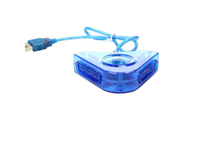 Triangle Wired USB Adapter Game Controller Converter Head Cable for PS2 ...