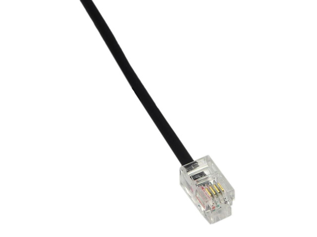 Line Cable Rj9 Telephone RJ9 Male to 2 Female 4P4C Connector Adapter Splitter ...
