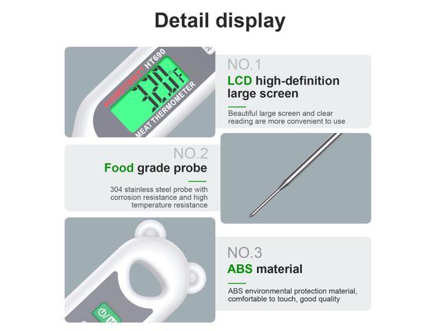 HABOTEST HT690 Professional Digital Kitchen Thermometer Barbecue