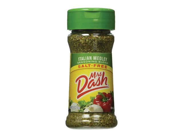 6 Shakers) Mrs Dash Flavor Full Salt Free Italian Medley Seasoning Blend  2oz 