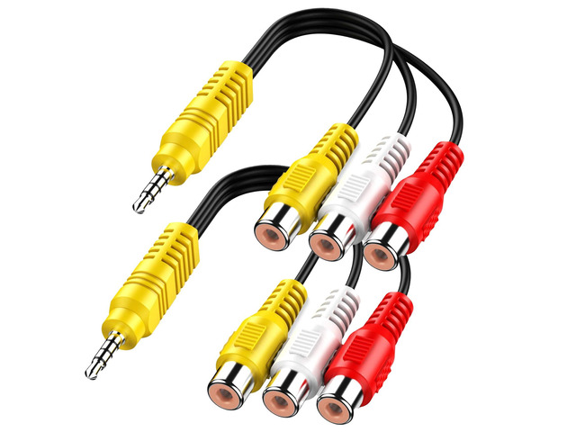KEHIPI AV Adapter, Video AV Component Adapter Cable Replacement for TCL ...