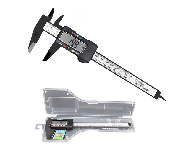 KEHIPI Electronic Digital Calipers, inch and Millimeter Conversion,LCD ...