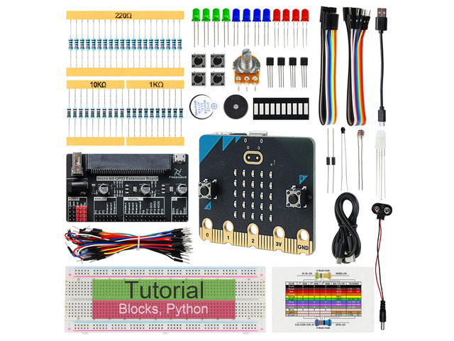 KEHIPI Basic Starter Kit for BBC Micro:bit (V2 Included), 179-Page ...