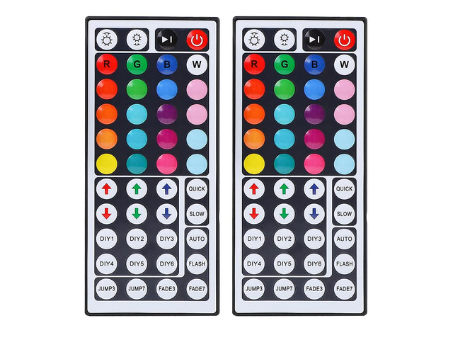 KEHIPI 44 Keys RGB LED Light Strip Wireless Remote Controller Led Light ...
