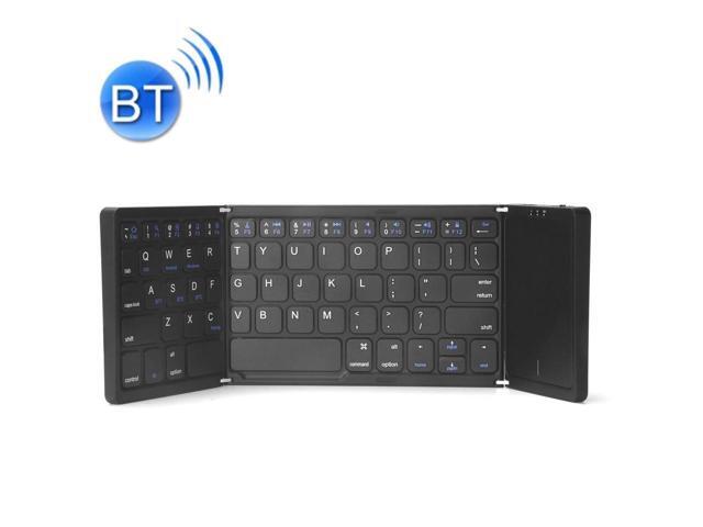 KEHIPI B089T Foldable Bluetooth Keyboard Rechargeable with Touchpad ...