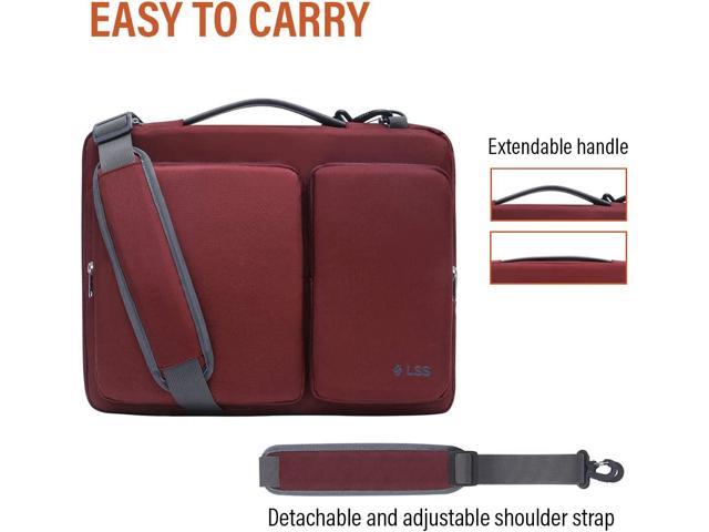 LSS Laptop Bag for Men/Women - Cool, Stylish & Durable Shoulder Sleeve Bag for 12-12.9 Laptops - Includes Slip Resistant Shoulder Strap - Compatible