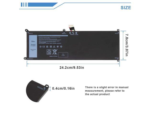 30Wh Battery for Dell XPS 12 9250 Latitude 12 7275 - Newegg.com