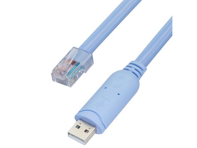 FTDI Chip USB to RJ45 RS232 Console Adapter Serial Cable for Routers ...