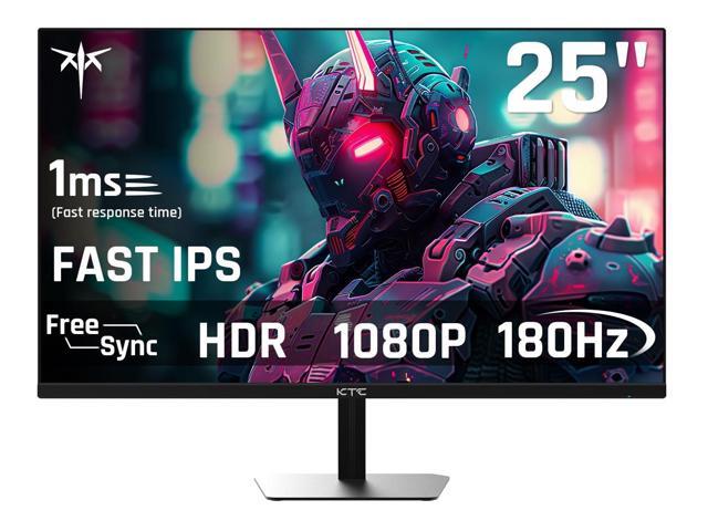 KTC 25 Inch FHD 180Hz Gaming Monitor, 1080P Fast IPS Frameless Computer Monitor with Adaptive Sync, Eye Care PC Gamer Monitor,HDMIx2, DisplayPort,
