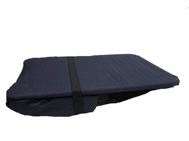 Folding Navy Cotton Fabric Lightweight Floor Seating Chair for Gaming, Families, Parents, Daycare, Back Support, Reading, Yoga, Meditation, Dorm
