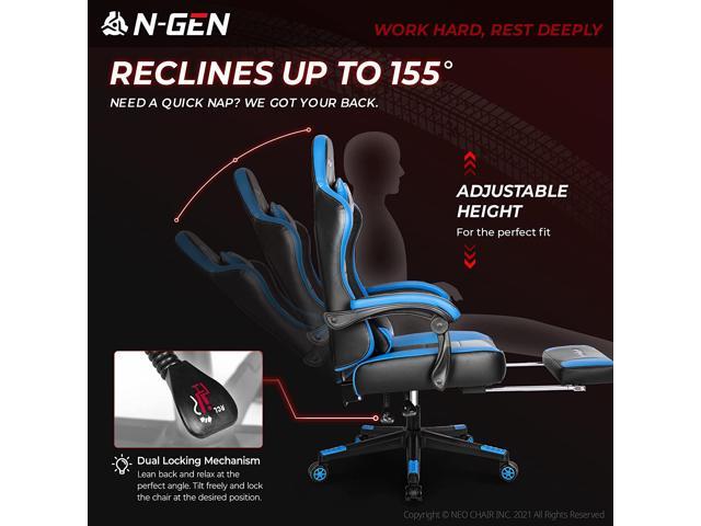 Neo Gaming Chair with Foot Rest, Perfect for You