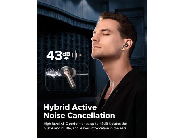 SoundPEATS Capsule3 Pro Wireless Earbuds with Hi-Res and LDAC, 43dB Hybrid  ANC Bluetooth 5.3 Earphones with 6 Mics, Total 52 Hrs - AliExpress
