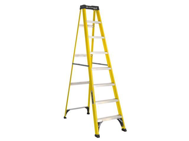 Louisville Ladder 04 - Step Fiberglass Folding Step Ladder