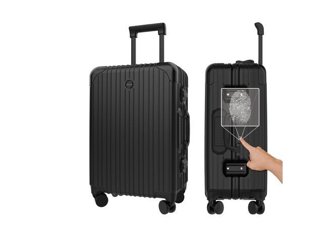 Weego Smart Carry-on Luggage, 20-inch Suitcase with Spinner Wheels, Smart Lock and USB-Output