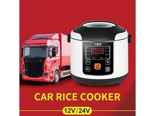 12V 24V Mini Rice Cooker Car Truck Soup Warmer Steamer Heating