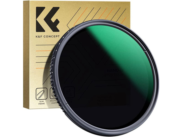 K&F Concept 72mm ND8-ND2000 Adjustable ND Filter Camera Lense Variable ...