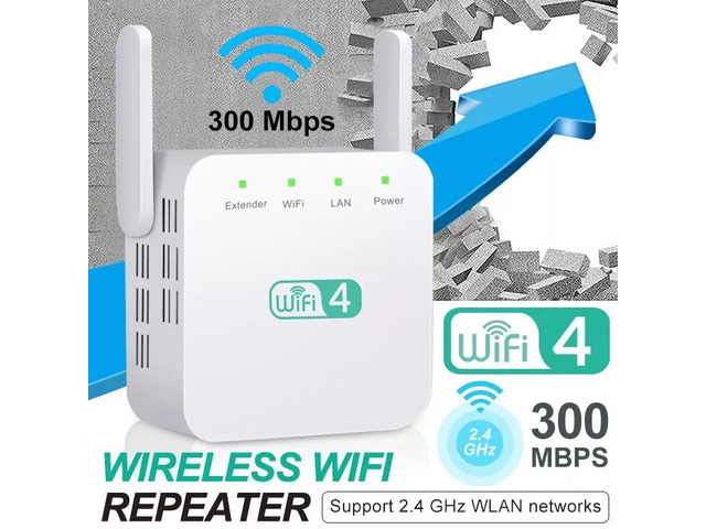 WiFi Range Extender Internet Booster Network Router Wireless Signal ...
