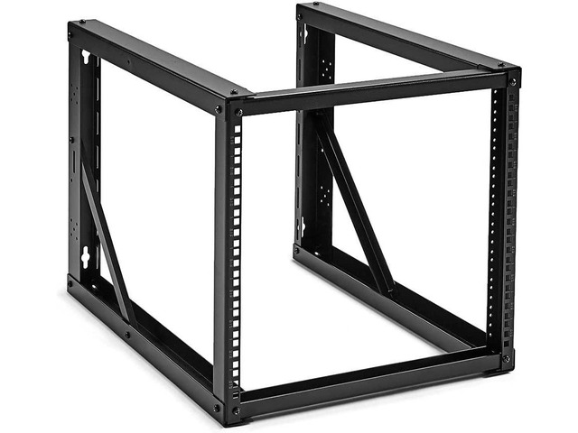 Threaded Hole Rack NavePoint 9U Open Frame Wall Mount Server Rack for 19
