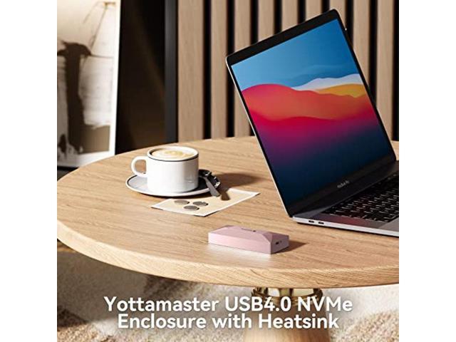 Yottamaster 40Gbps M.2 NVMe Enclosure for Thunderbolt 4/USB4