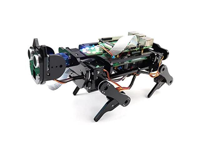 Freenove Robot Dog Kit For Raspberry Pi 5 4 B 3 B+ B A+, Walking, Self
