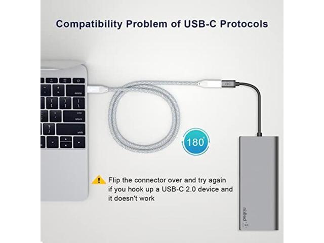 Basesailor USB Type C Extension Cable 3.3FT 2Pack,USBC 3.1 Gen 2 10Gbps ...