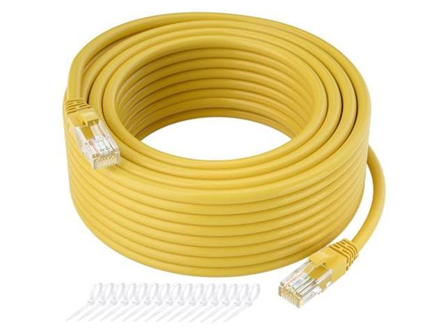 Cat5e Ethernet Cable 150 FT, Long Cat 5e Internet Cable, Yellow ...