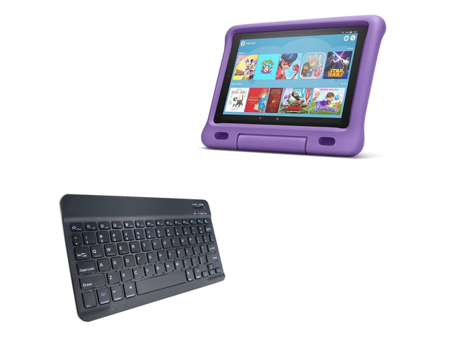 BoxWave Keyboard Compatible with Amazon Fire 10 Kids Edition (9th Gen ...